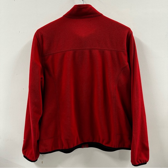 Vintage L.L.Bean Vintage Red Full Zip Fleece Jacket - Picture 3 of 8